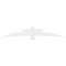 Ekena Millwork Davenport Architectural Grade PVC Gable Bracket, 108"W x 18"H x 2"D x 6"F, 4/12 Pitch GBP108X18X0206DAV00 - alternate 5